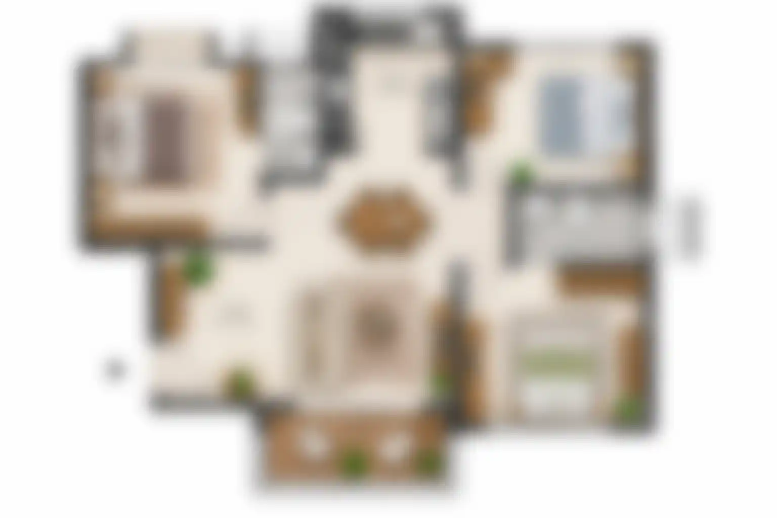 2 BHK Floor Plan (Blurred Preview)